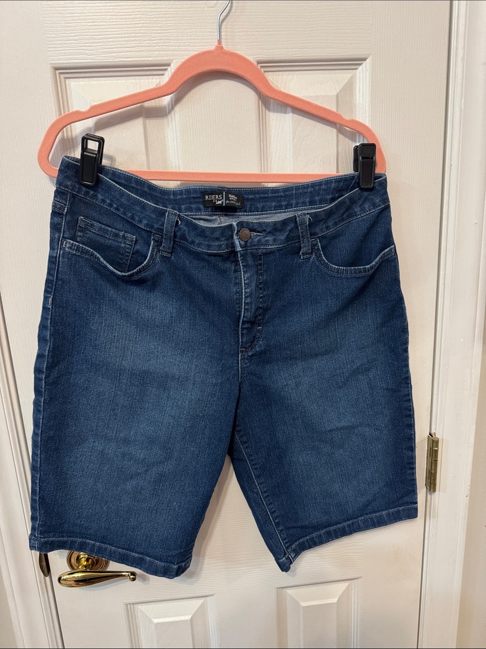 Riders by Lee Women's Indigo Blue Denim Bermuda Shorts